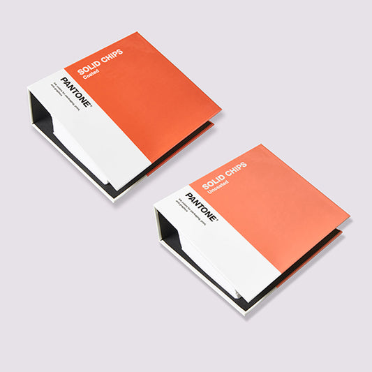 パントン・ソリッドチップス╱2冊組（コート紙、上質紙）｜PANTONE Solid Chips / Coated & Uncoated [GP1606B]